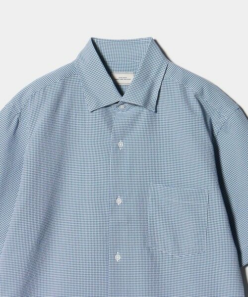 green label relaxing / グリーンレーベル リラクシング シャツ・ブラウス | ポリエステル ラッカン ギンガムチェック スタンダード スナップ ボタンダウン 半袖 シャツ -ストレッチ・イージーアイロン・吸水速乾- | 詳細16