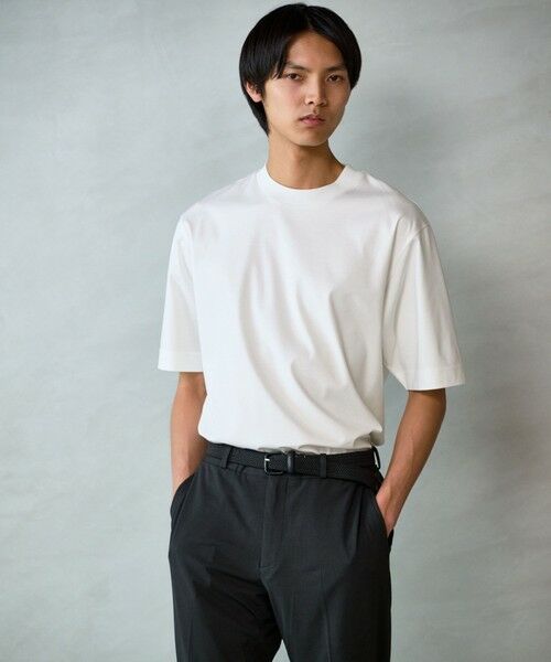green label relaxing / グリーンレーベル リラクシング Tシャツ | A+ COOL スムース クルーネック カットソー -接触冷感・抗菌- | 詳細1