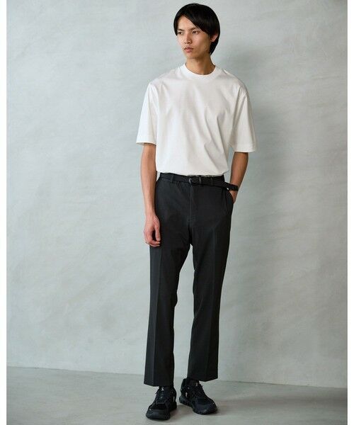 green label relaxing / グリーンレーベル リラクシング Tシャツ | A+ COOL スムース クルーネック カットソー -接触冷感・抗菌- | 詳細2