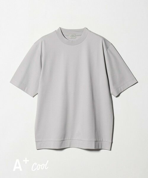 green label relaxing / グリーンレーベル リラクシング Tシャツ | A+ COOL スムース クルーネック カットソー -吸水速乾・抗菌-（LT.GRAY）