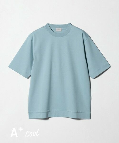 green label relaxing / グリーンレーベル リラクシング Tシャツ | A+ COOL スムース クルーネック カットソー -吸水速乾・抗菌-（LT.BLUE）