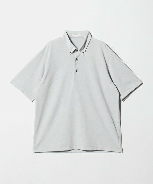 green label relaxing / グリーンレーベル リラクシング ポロシャツ | プライムフレックス ドット メッシュ ボタンダウン ビズポロ ポロシャツ -ストレッチ・吸水速乾・通気性- | 詳細3