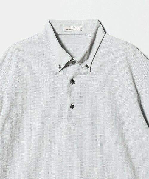 green label relaxing / グリーンレーベル リラクシング ポロシャツ | プライムフレックス ドット メッシュ ボタンダウン ビズポロ ポロシャツ -ストレッチ・吸水速乾・通気性- | 詳細4