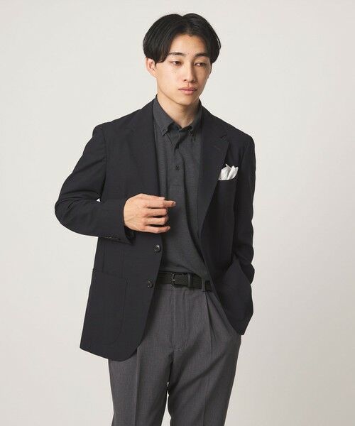 green label relaxing / グリーンレーベル リラクシング ポロシャツ | プライムフレックス ドット メッシュ ボタンダウン ビズポロ ポロシャツ -ストレッチ・吸水速乾・通気性- | 詳細7