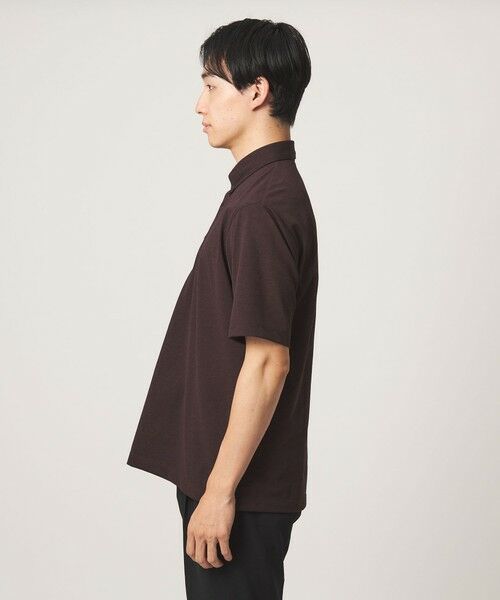 green label relaxing / グリーンレーベル リラクシング ポロシャツ | プライムフレックス ドット メッシュ ボタンダウン ビズポロ ポロシャツ -ストレッチ・吸水速乾・通気性- | 詳細15