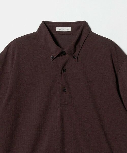 green label relaxing / グリーンレーベル リラクシング ポロシャツ | プライムフレックス ドット メッシュ ボタンダウン ビズポロ ポロシャツ -ストレッチ・吸水速乾・通気性- | 詳細5