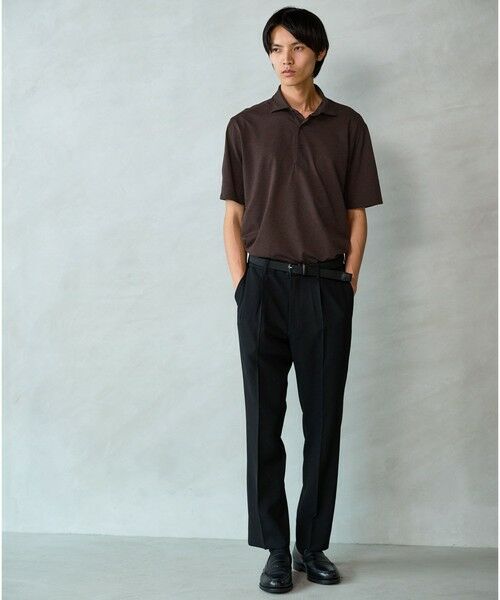 green label relaxing / グリーンレーベル リラクシング ポロシャツ | プライムフレックス ドット メッシュ カッタウェイ ビズポロ ポロシャツ -ストレッチ・吸水速乾・通気性- | 詳細6