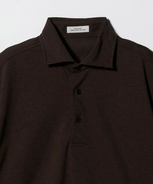 green label relaxing / グリーンレーベル リラクシング ポロシャツ | プライムフレックス ドット メッシュ カッタウェイ ビズポロ ポロシャツ -ストレッチ・吸水速乾・通気性- | 詳細3