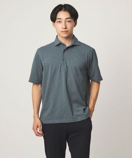 green label relaxing / グリーンレーベル リラクシング ポロシャツ | プライムフレックス ドット メッシュ カッタウェイ ビズポロ ポロシャツ -ストレッチ・吸水速乾・通気性- | 詳細14