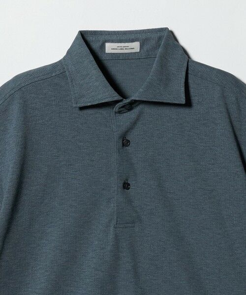 green label relaxing / グリーンレーベル リラクシング ポロシャツ | プライムフレックス ドット メッシュ カッタウェイ ビズポロ ポロシャツ -ストレッチ・吸水速乾・通気性- | 詳細5