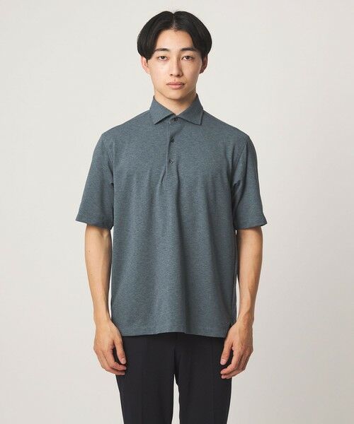 green label relaxing / グリーンレーベル リラクシング ポロシャツ | プライムフレックス ドット メッシュ カッタウェイ ビズポロ ポロシャツ -ストレッチ・吸水速乾・通気性- | 詳細13