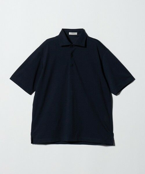 green label relaxing / グリーンレーベル リラクシング ポロシャツ | プライムフレックス ドット メッシュ カッタウェイ ビズポロ ポロシャツ -ストレッチ・吸水速乾・通気性-（NAVY）
