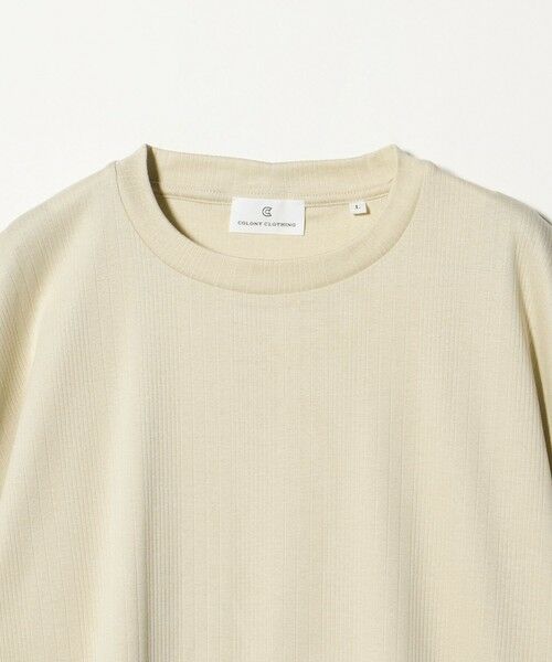 green label relaxing / グリーンレーベル リラクシング Tシャツ | ＜COLONY CLOTHING＞リブ クルーネック Tシャツ カットソー | 詳細1