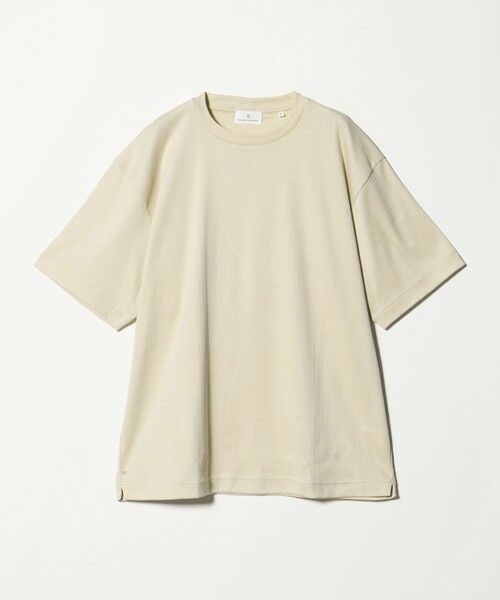 green label relaxing / グリーンレーベル リラクシング Tシャツ | ＜COLONY CLOTHING＞リブ クルーネック Tシャツ カットソー（NATURAL）
