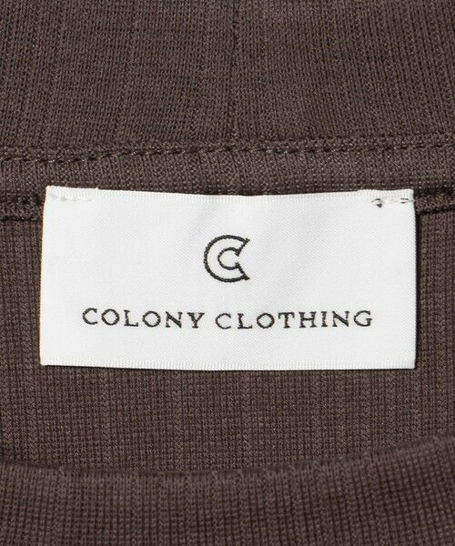 green label relaxing / グリーンレーベル リラクシング Tシャツ | ＜COLONY CLOTHING＞リブ クルーネック Tシャツ カットソー | 詳細9