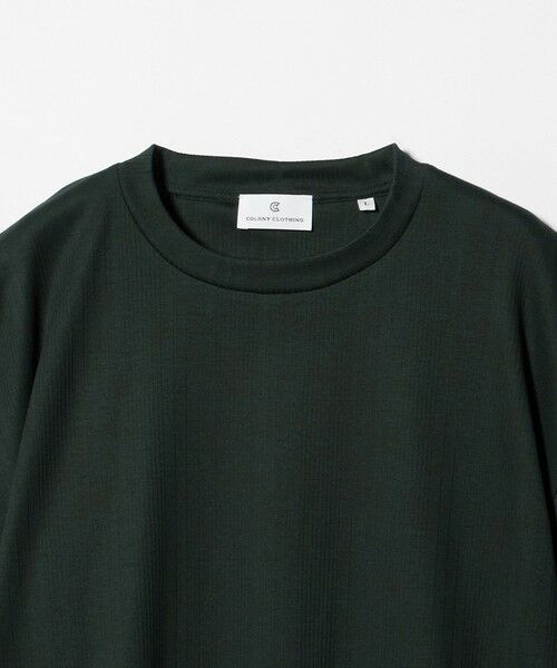 green label relaxing / グリーンレーベル リラクシング Tシャツ | ＜COLONY CLOTHING＞リブ クルーネック Tシャツ カットソー | 詳細11