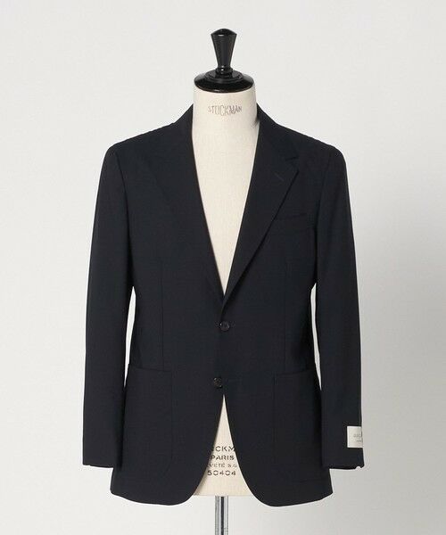 green label relaxing / グリーンレーベル リラクシング テーラードジャケット | GLR CLOTH サマートロピカル 2B RG 2P ジャケット -通気性-（NAVY）