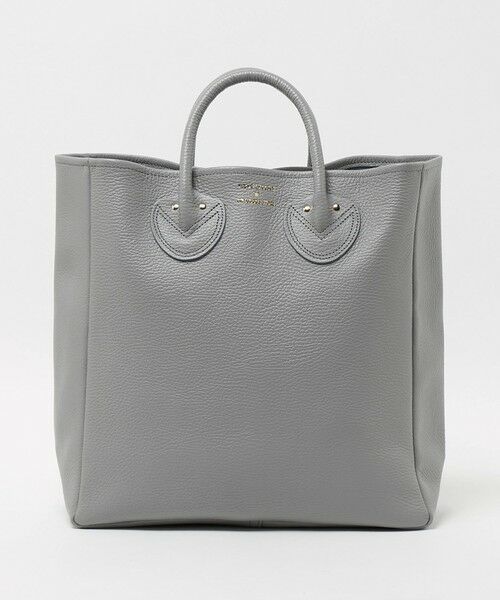 green label relaxing / グリーンレーベル リラクシング トートバッグ | ＜YOUNG&OLSEN The DRYGOODS STORE＞エンボス レザー トートM トートバッグ（MD.GRAY）