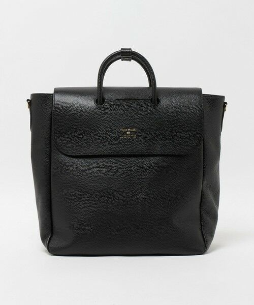 green label relaxing / グリーンレーベル リラクシング トートバッグ | ＜YOUNG&OLSEN The DRYGOODS STORE＞エンボス レザー デラックス トートM トートバッグ（BLACK）