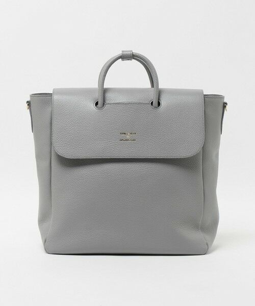 green label relaxing / グリーンレーベル リラクシング トートバッグ | ＜YOUNG&OLSEN The DRYGOODS STORE＞エンボス レザー デラックス トートM トートバッグ（MD.GRAY）