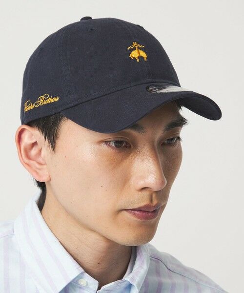 green label relaxing / グリーンレーベル リラクシング キャップ | ＜Brooks Brothers＞New Era 9FORTY EX キャップ（NAVY）