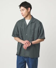 green label relaxing / グリーンレーベル リラクシング シャツ・ブラウス | ウォッシュド オープンカラー 半袖 シャツ