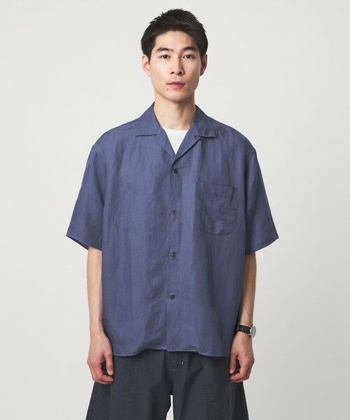 green label relaxing / グリーンレーベル リラクシング シャツ・ブラウス | ウォッシュド オープンカラー 半袖 シャツ | 詳細6