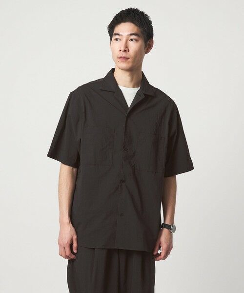green label relaxing / グリーンレーベル リラクシング シャツ・ブラウス | WONDER CLOTH オープンカラー 3ポケット 半袖シャツ -ストレッチ・接触冷感・吸水速乾- | 詳細3