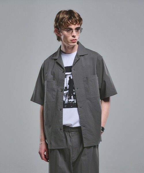 green label relaxing / グリーンレーベル リラクシング シャツ・ブラウス | WONDER CLOTH オープンカラー 3ポケット 半袖シャツ -ストレッチ・接触冷感・吸水速乾- | 詳細7