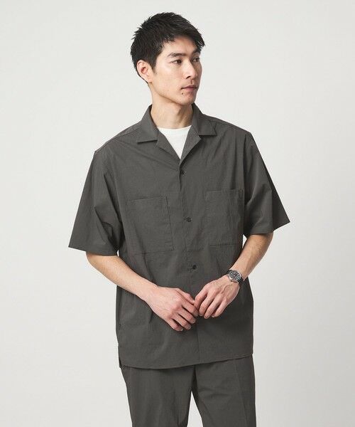 green label relaxing / グリーンレーベル リラクシング シャツ・ブラウス | WONDER CLOTH オープンカラー 3ポケット 半袖シャツ -ストレッチ・接触冷感・吸水速乾- | 詳細7