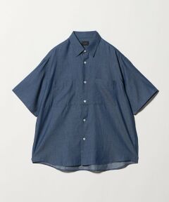 green label relaxing / グリーンレーベル リラクシング シャツ・ブラウス | 2.25オンス デニム レギュラーカラー 半袖 シャツ