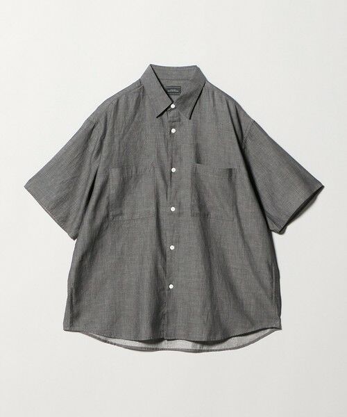 green label relaxing / グリーンレーベル リラクシング シャツ・ブラウス | 2.25オンス デニム レギュラーカラー 半袖 シャツ | 詳細7