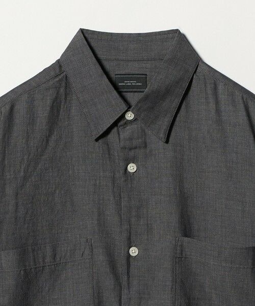 green label relaxing / グリーンレーベル リラクシング シャツ・ブラウス | 2.25オンス デニム レギュラーカラー 半袖 シャツ | 詳細2