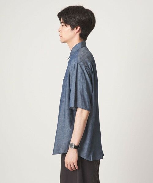 green label relaxing / グリーンレーベル リラクシング シャツ・ブラウス | 2.25オンス デニム レギュラーカラー 半袖 シャツ | 詳細20