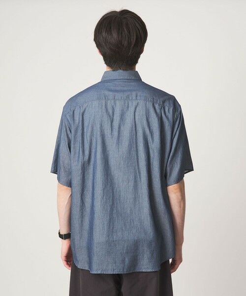 green label relaxing / グリーンレーベル リラクシング シャツ・ブラウス | 2.25オンス デニム レギュラーカラー 半袖 シャツ | 詳細21