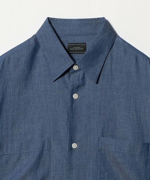 green label relaxing / グリーンレーベル リラクシング シャツ・ブラウス | 2.25オンス デニム レギュラーカラー 半袖 シャツ | 詳細9