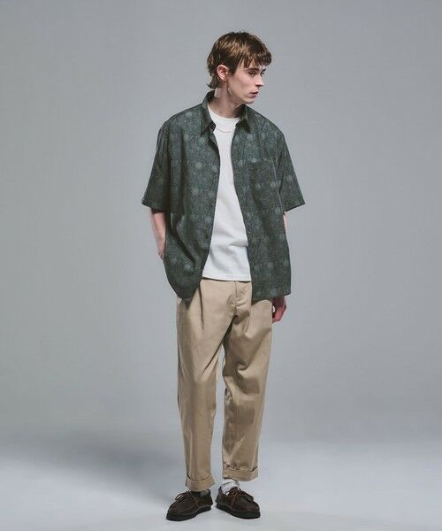 green label relaxing / グリーンレーベル リラクシング シャツ・ブラウス | William Morris ジャストルーズ 半袖 シャツ | 詳細15