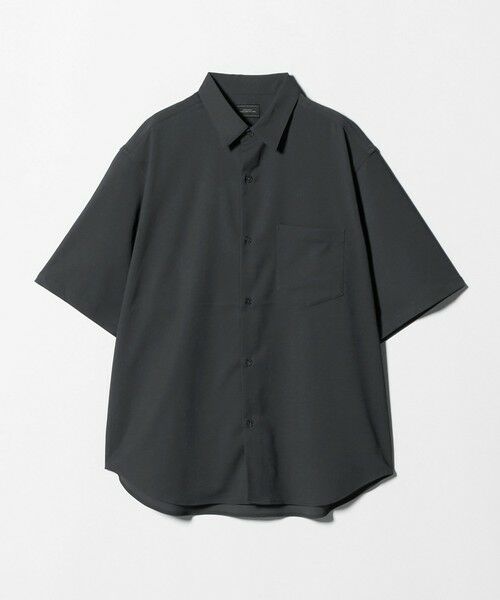 green label relaxing / グリーンレーベル リラクシング シャツ・ブラウス | ポリエステル ドビー ジャストルーズ 半袖 シャツ -接触冷感・吸水速乾・ストレッチ- | 詳細6