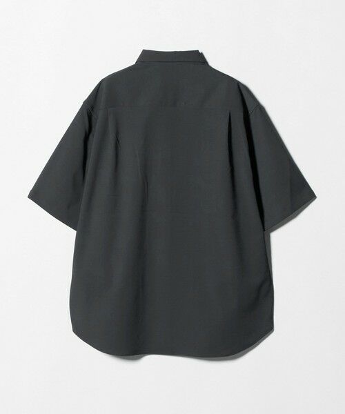 green label relaxing / グリーンレーベル リラクシング シャツ・ブラウス | ポリエステル ドビー ジャストルーズ 半袖 シャツ -接触冷感・吸水速乾・ストレッチ- | 詳細7
