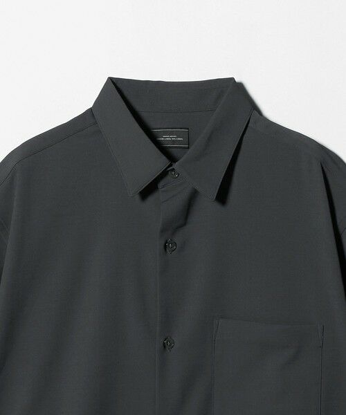 green label relaxing / グリーンレーベル リラクシング シャツ・ブラウス | ポリエステル ドビー ジャストルーズ 半袖 シャツ -接触冷感・吸水速乾・ストレッチ- | 詳細8