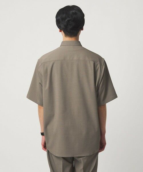 green label relaxing / グリーンレーベル リラクシング シャツ・ブラウス | ポリエステル ドビー ジャストルーズ 半袖 シャツ -接触冷感・吸水速乾・ストレッチ- | 詳細21