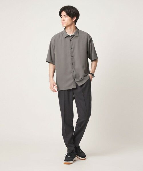 green label relaxing / グリーンレーベル リラクシング シャツ・ブラウス | 【WEB限定】JUST fit ソフトドレープ ボックスシルエット 半袖 シャツ | 詳細15