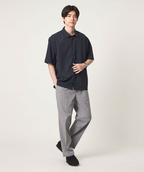 green label relaxing / グリーンレーベル リラクシング シャツ・ブラウス | 【WEB限定】JUST fit ソフトドレープ ボックスシルエット 半袖 シャツ | 詳細19