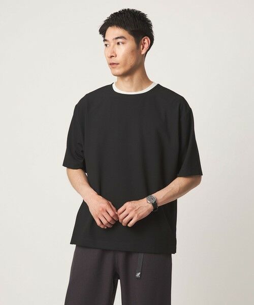 green label relaxing / グリーンレーベル リラクシング Tシャツ | KIVANC ノーカラー 半袖 Tシャツ | 詳細2
