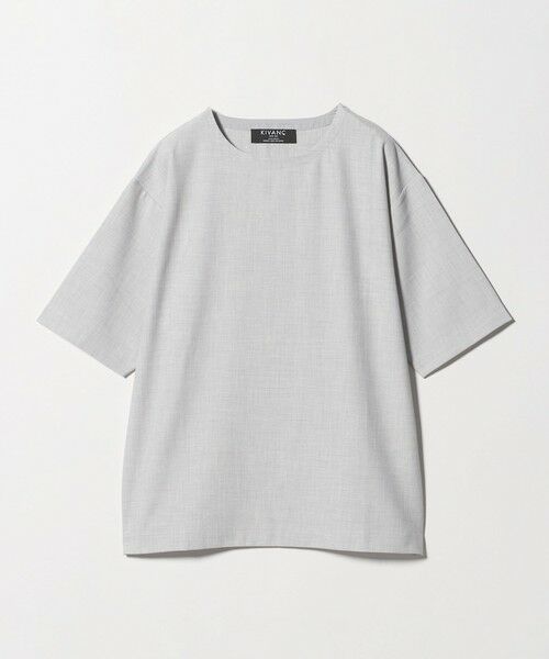 green label relaxing / グリーンレーベル リラクシング Tシャツ | KIVANC ノーカラー 半袖 Tシャツ | 詳細11