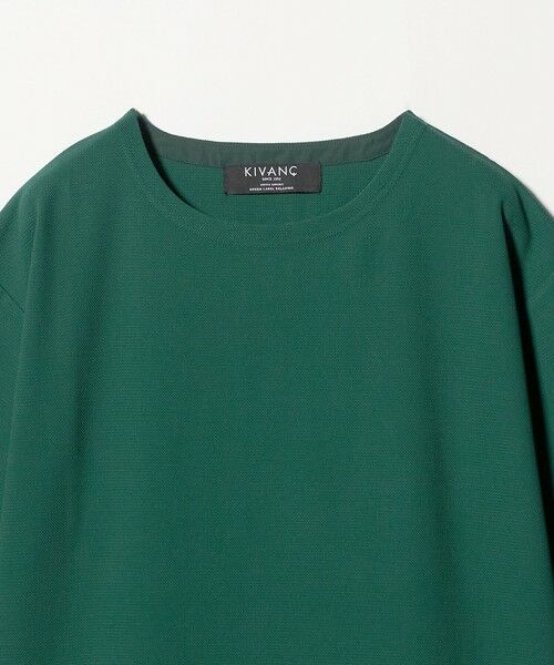 green label relaxing / グリーンレーベル リラクシング Tシャツ | KIVANC ノーカラー 半袖 Tシャツ | 詳細8