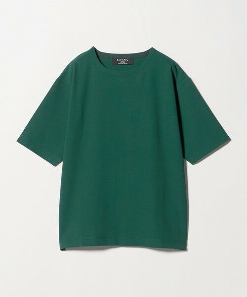 green label relaxing / グリーンレーベル リラクシング Tシャツ | KIVANC ノーカラー 半袖 Tシャツ（KELLY）