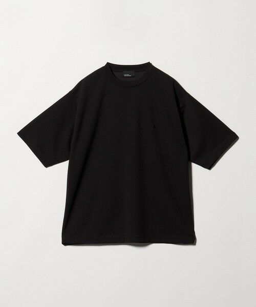 green label relaxing / グリーンレーベル リラクシング Tシャツ | 【WEB限定】JUST fit 刺繍ロゴ 半袖 Tシャツ -UVカット・吸水速乾-（BLACK）