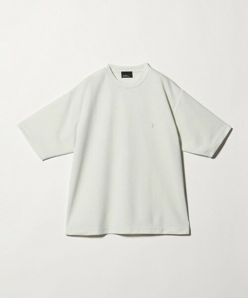 green label relaxing / グリーンレーベル リラクシング Tシャツ | 【WEB限定】JUST fit 刺繍ロゴ 半袖 Tシャツ -UVカット・吸水速乾-（LT.GRAY）