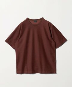 green label relaxing / グリーンレーベル リラクシング Tシャツ | ポリエステル ウール ツイル インレー 半袖 Tシャツ カットソー